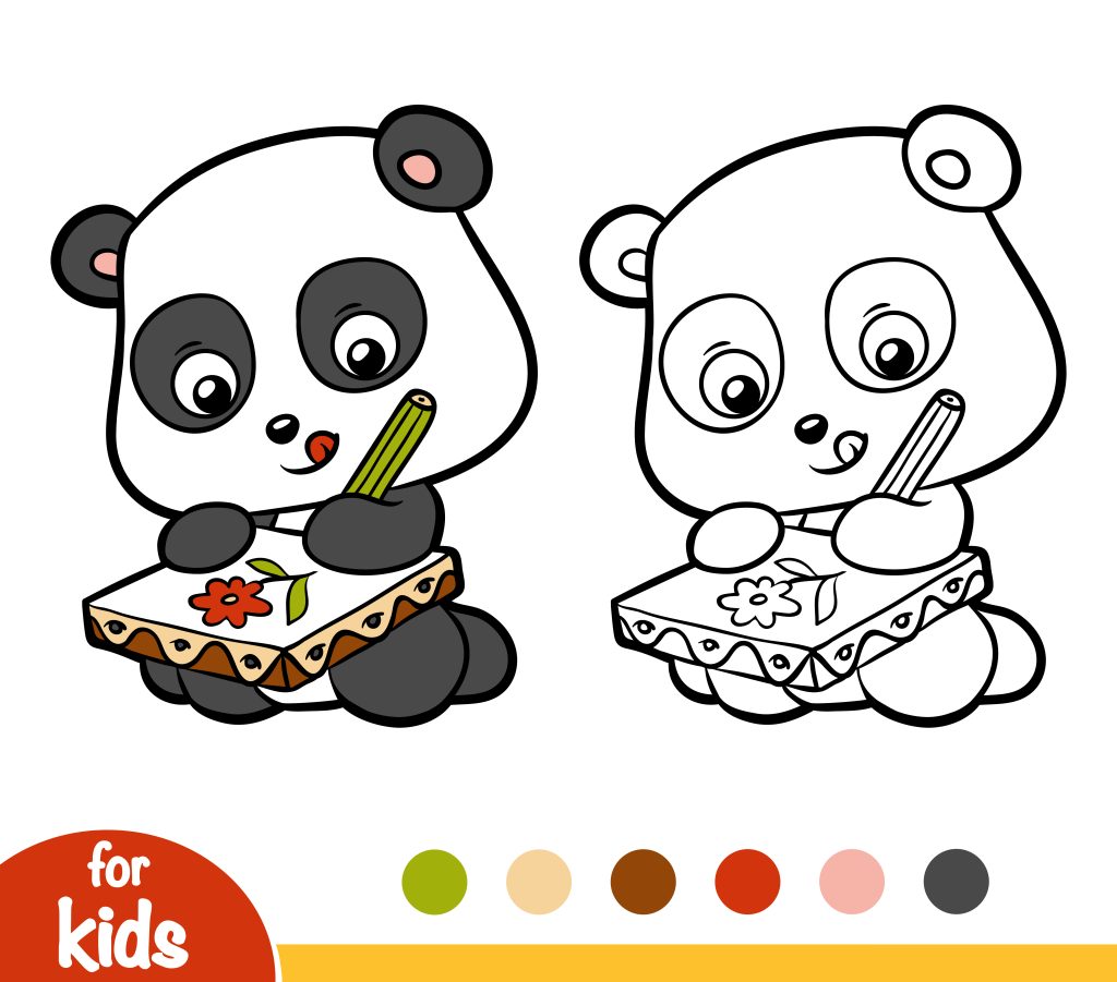 Panda Para Colorir Blog Roupinhas Tec Bebe