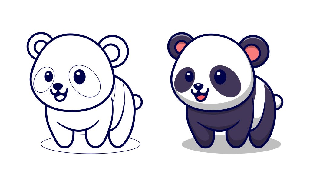 Panda Para Colorir Blog Roupinhas Tec Bebe