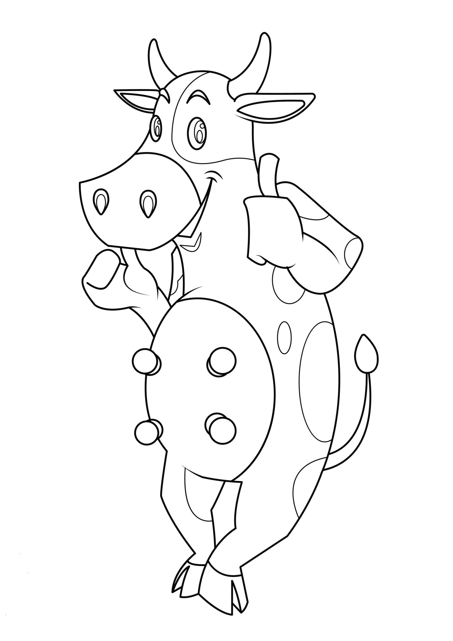 Desenho De Vacas Para Colorir Blog Roupinhas Tec Bebe