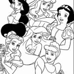 As princesas amigas para colorir