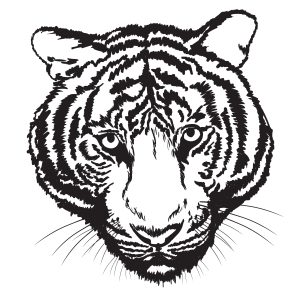Caricatura de tigre