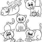 Desenhos fofos de gatos