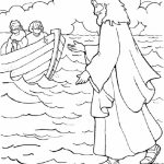 Jesus caminhando sobre o mar