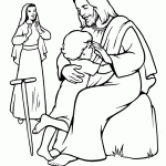Jesus cura a criancinha