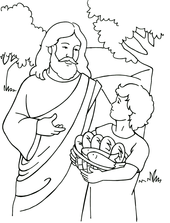 Jesus e o cesto de pães