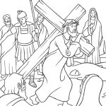 Jesus levando a cruz
