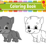 Lobo-para-colorir-fofinho