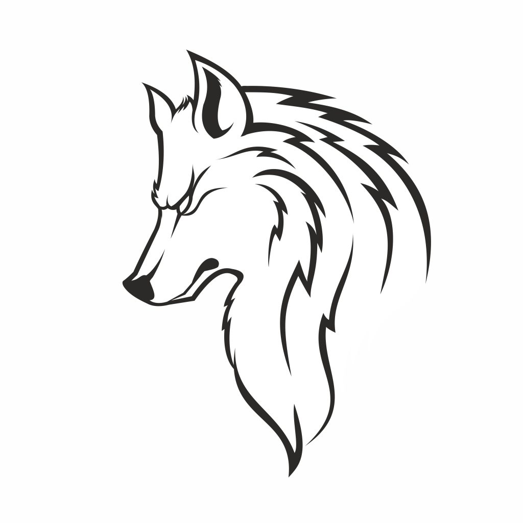 Lobo para colorir - Blog Roupinhas Tec-Bebe