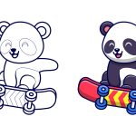 Panda-skatista