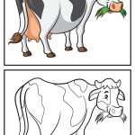 Pinte a vaca bem bonito
