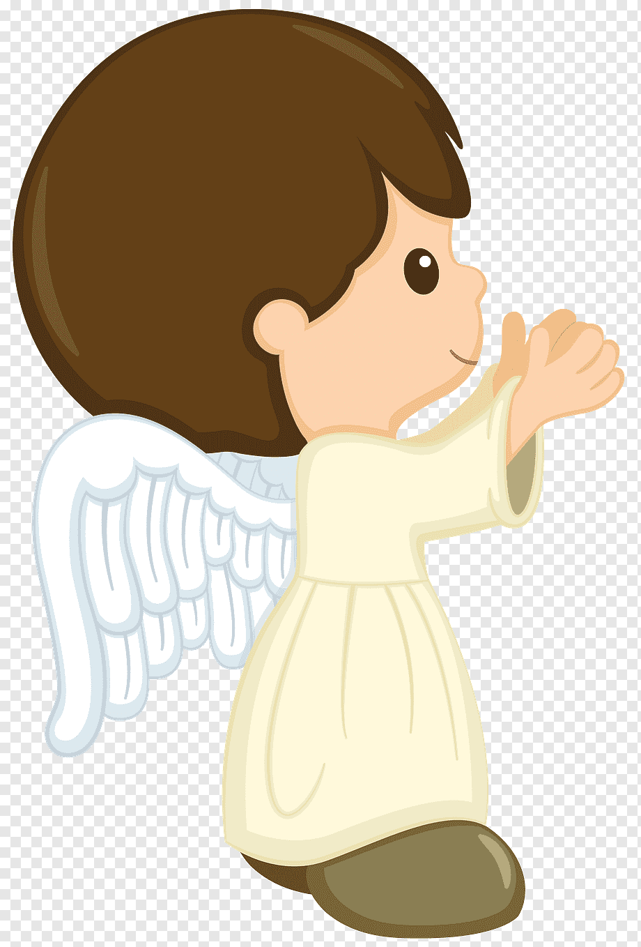 Topo de bolo batizado menino anjo