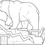 Urso selvagem para colorir
